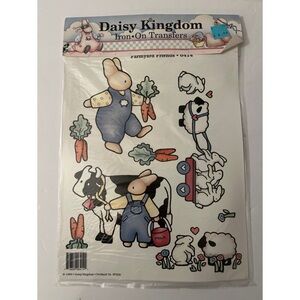 Vintage Daisy Kingdom Farmyard Friends Iron On Transfers
